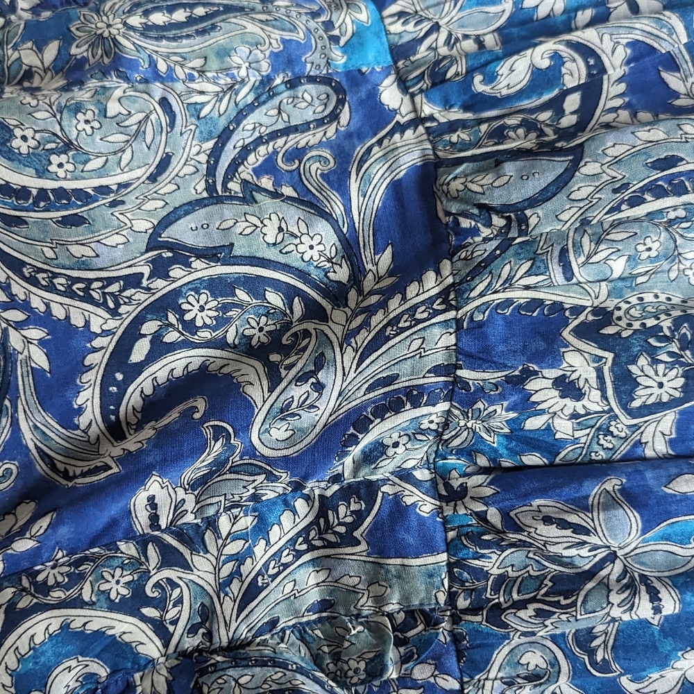 Mango paisley dress with ruffles size small 4 - Picture 8 of 8